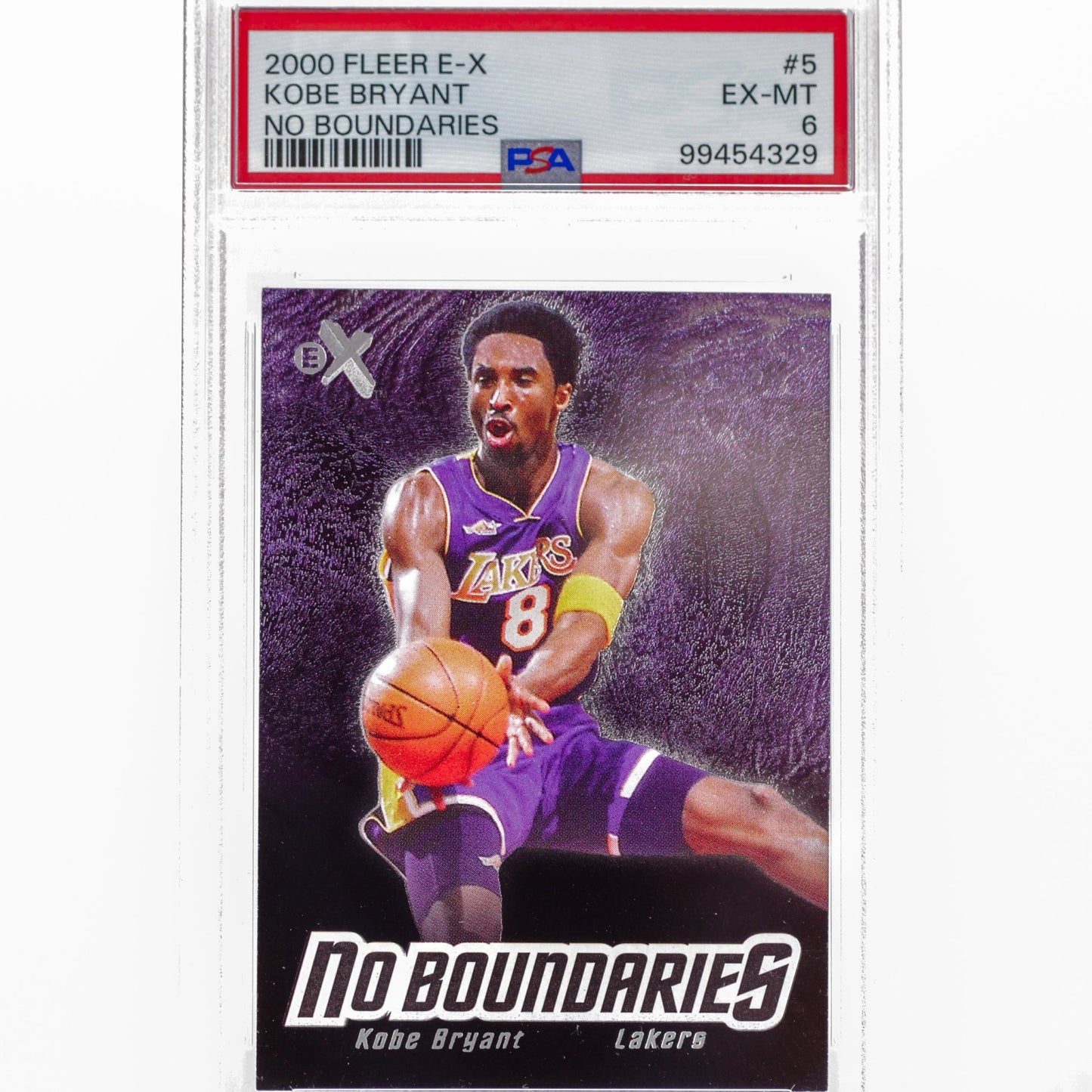 2000 Fleer E - x Kobe Bryant No Boundaries PSA 6 - Rad Culture Collective