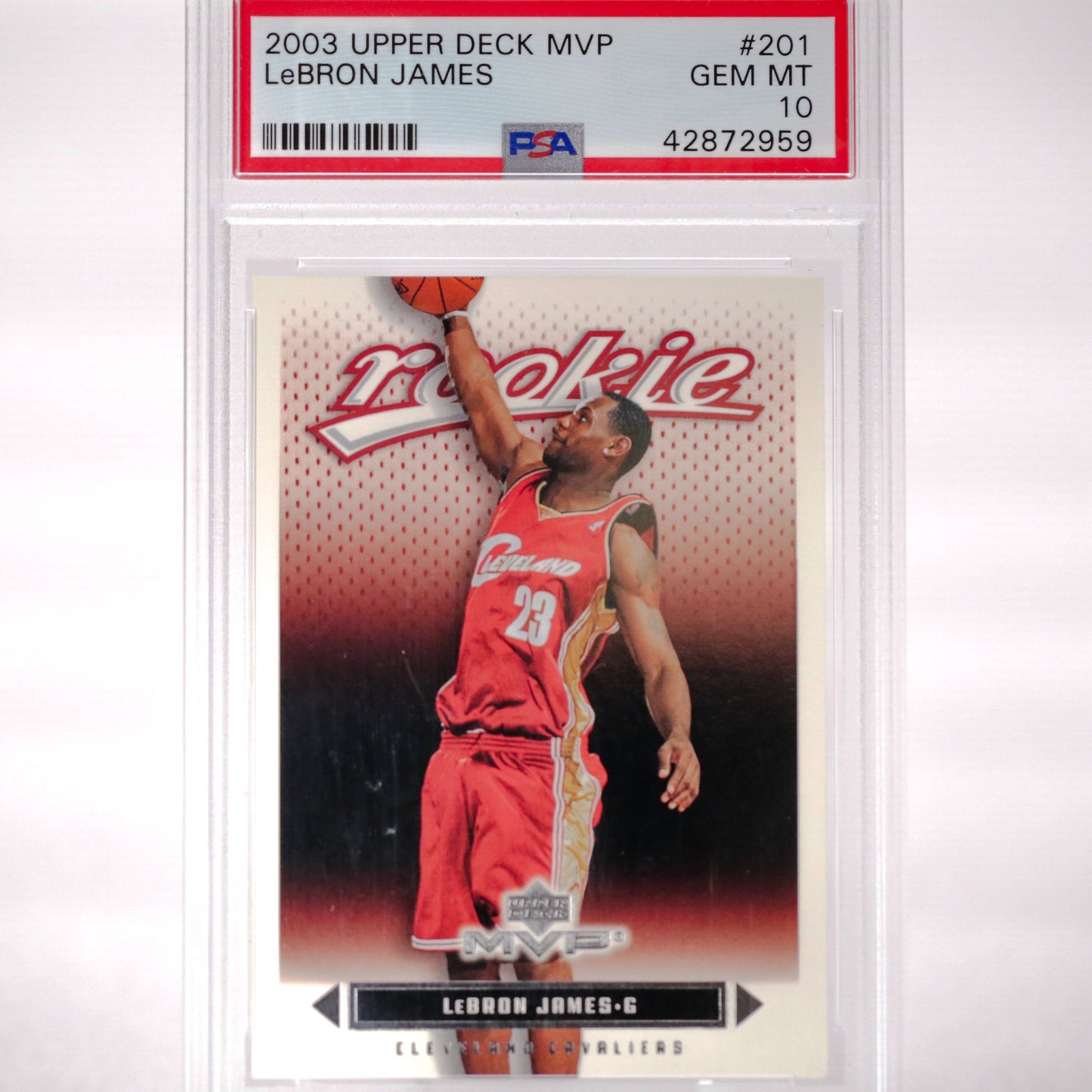 2003 Upper Deck MVP Lebron James RC PSA 10 - Rad Culture Collective