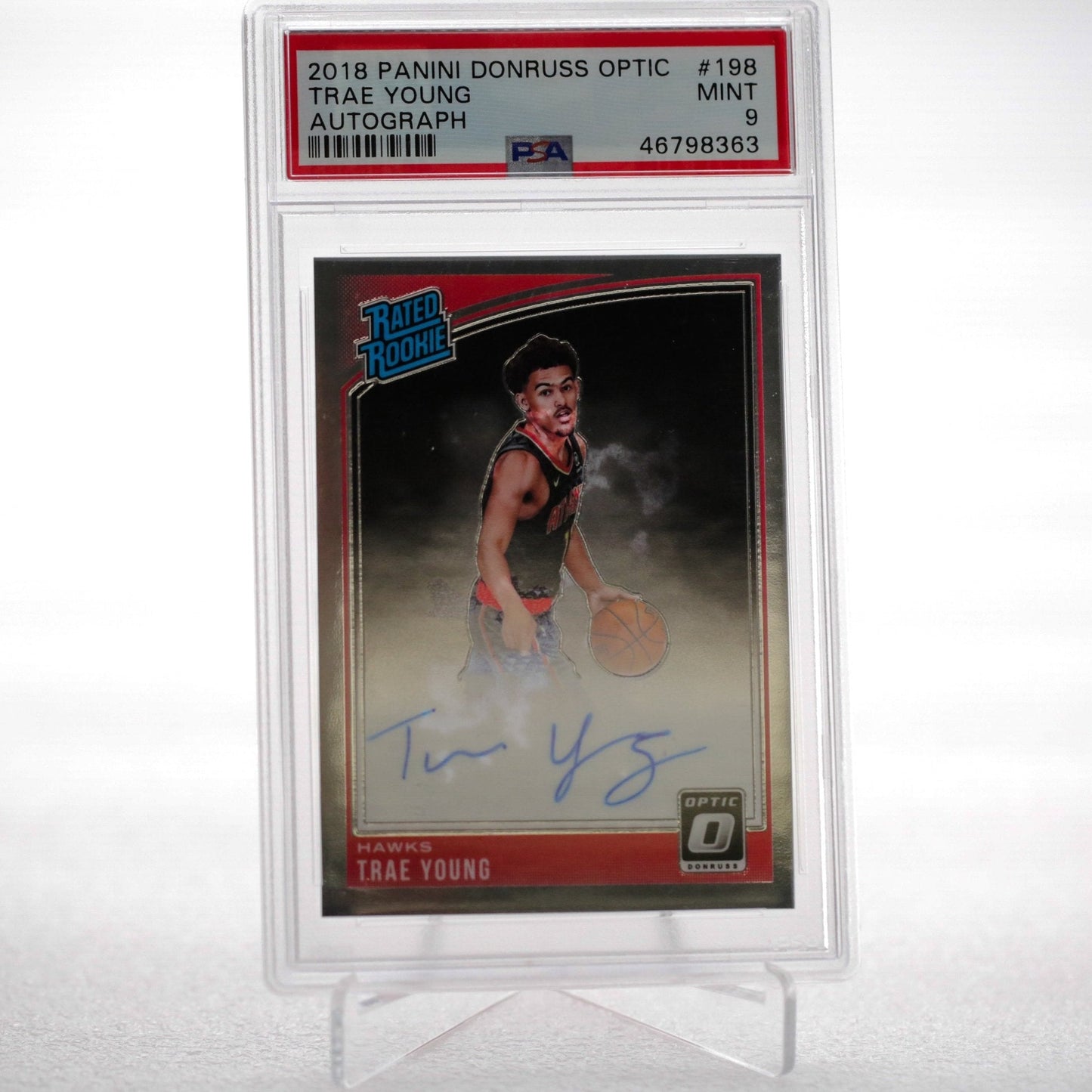 2018 Panini Donruss Optic Trae Young AUTO PSA 9 - Rad Culture Collective