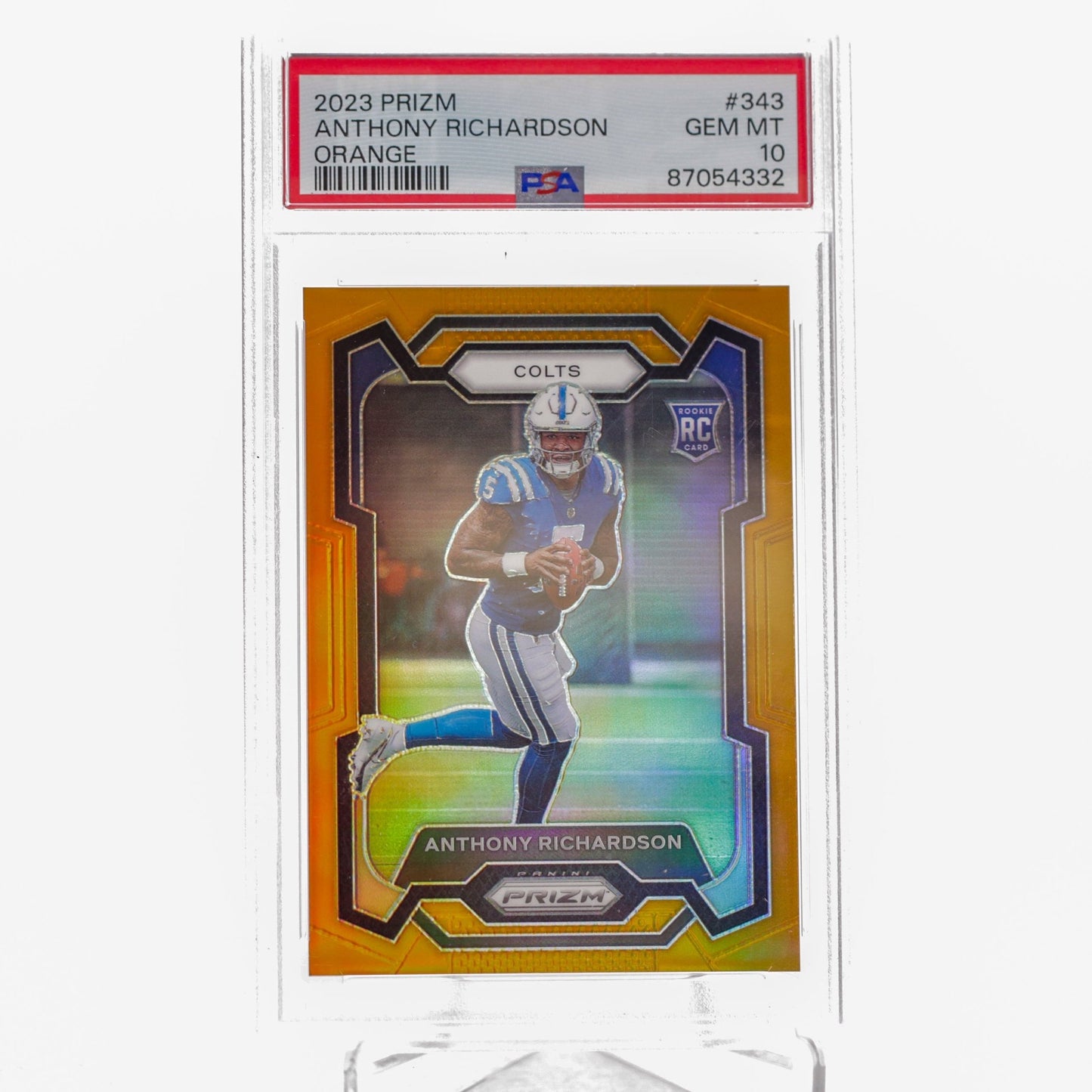 2023 Panini Prizm Anthony Richardson RC Orange PSA 10 - Rad Culture Collective