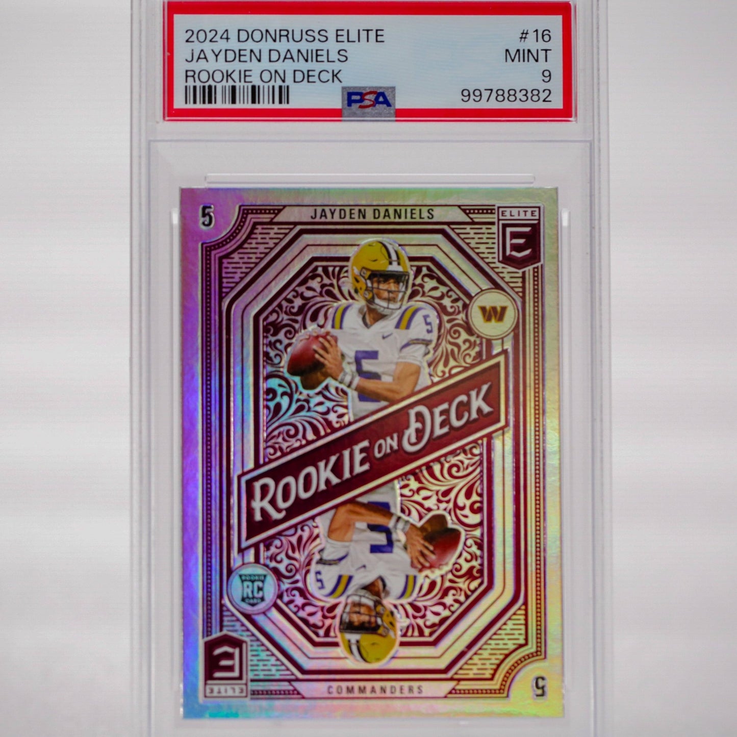 2024 Panini Donruss Elite Jayden Daniels Rookie on Deck PSA 10 - Rad Culture Collective