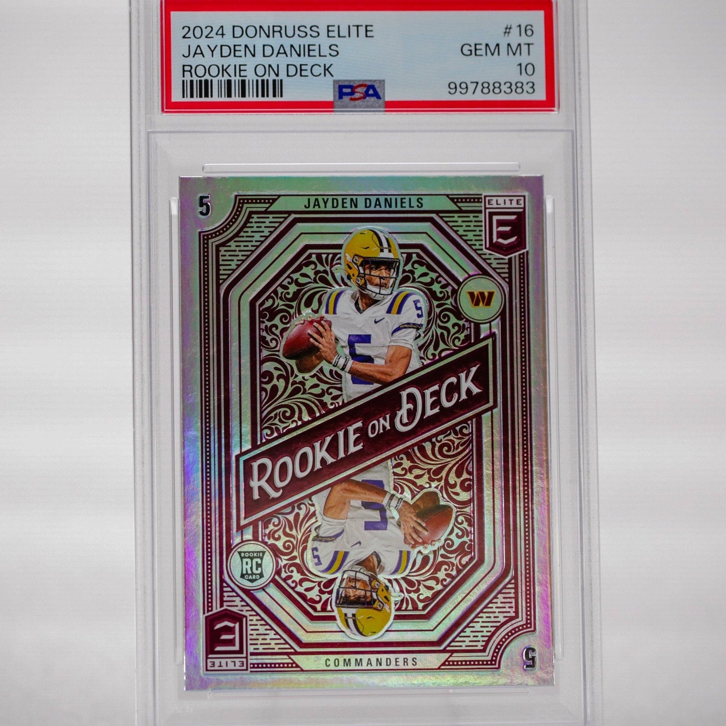 2024 Panini Donruss Elite Jayden Daniels Rookie on Deck PSA 9 - Rad Culture Collective