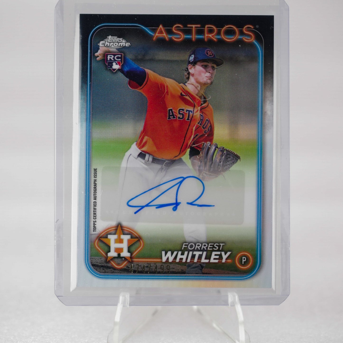 2024 Topps Chrome Update - Forrest Whitley Refractor Auto 474_499 - Rad Culture Collective