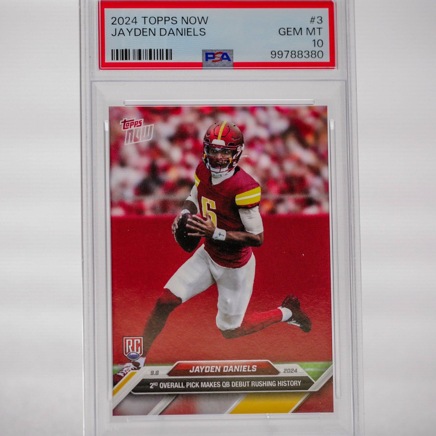 2024 Topps Now Jayden Daniel RC Debut PSA 10 - Rad Culture Collective