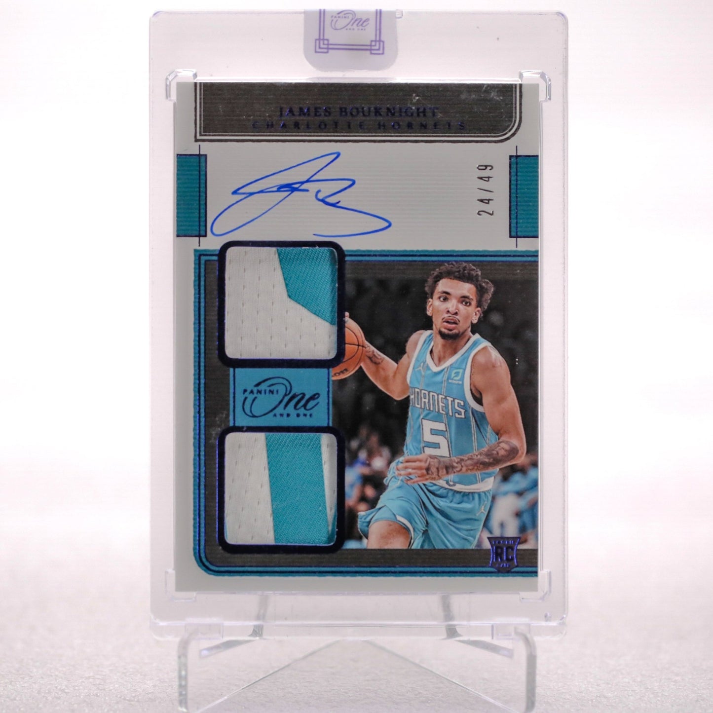 Panini ONE James Bouknight RC Dual PAtch AUTO 24_49 - Signed - Jersey - Rad Culture Collective