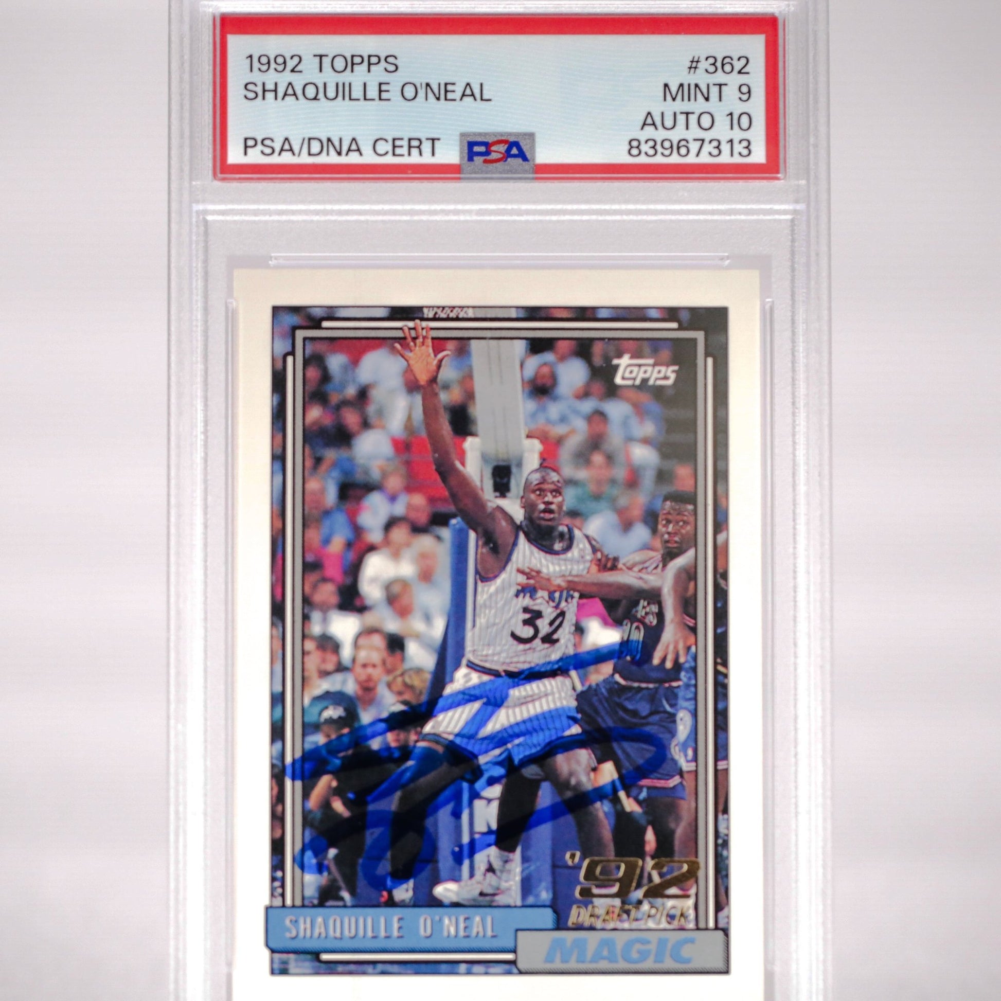 1992 Topps Gold Shaquille Oneal PSA 9 - Signed - Rad Culture Collective