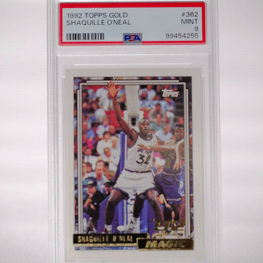 1992 Topps Shaquille Oneal Gold - Rad Culture Collective