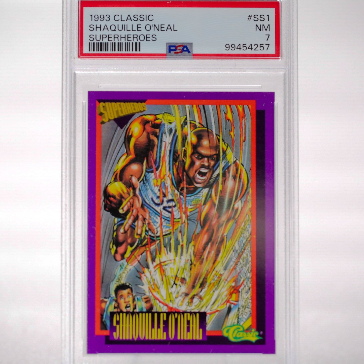 1993 Classic Shaquille O'neal Superheroes PSA 7 - Rad Culture Collective