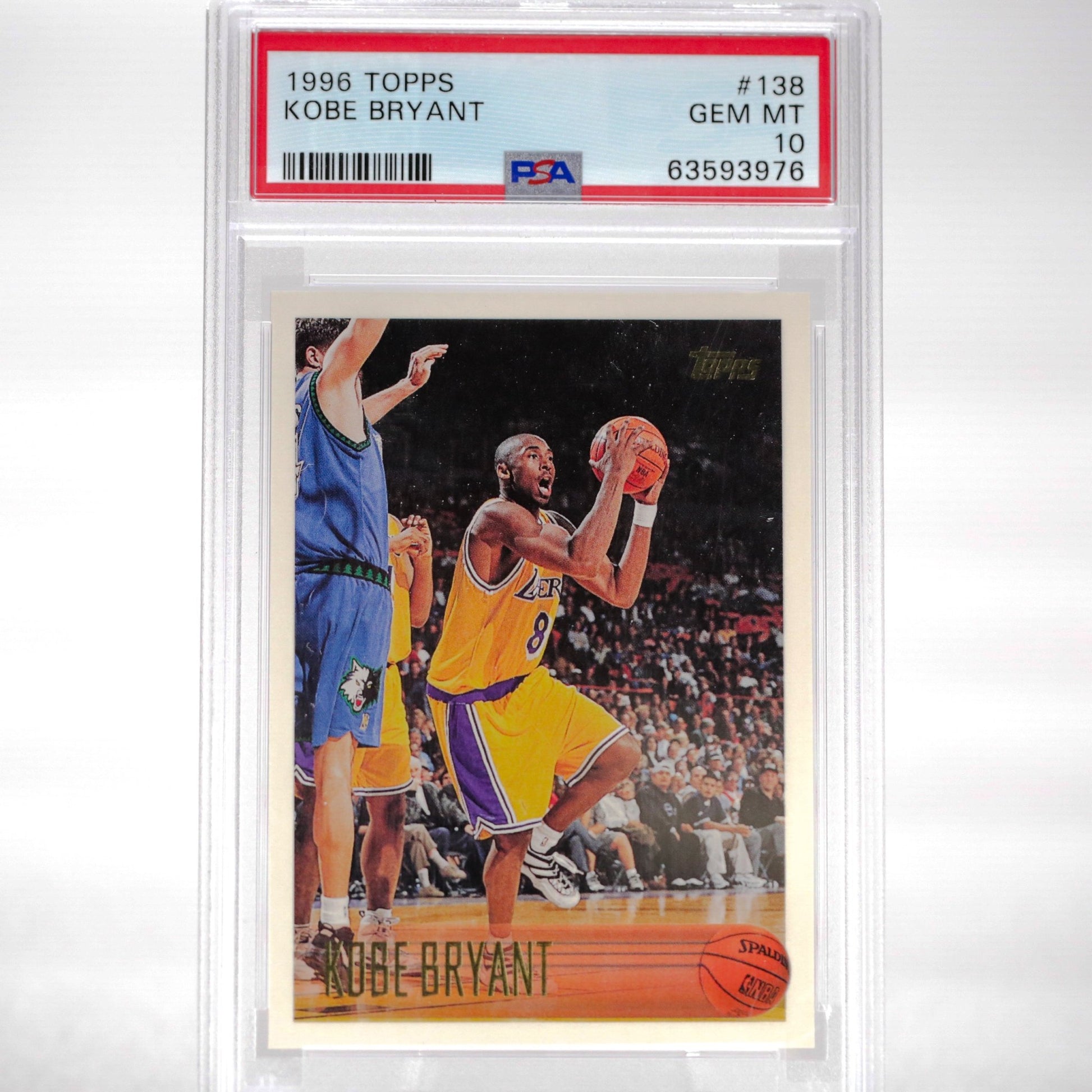 1996 Topps Kobe Bryant RC PSA 10 - Rad Culture Collective