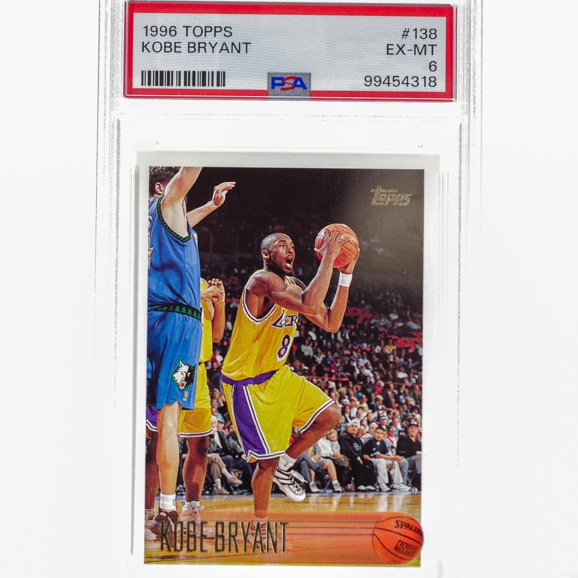 1996 Topps Kobe Bryant RC PSA 6 - Rad Culture Collective