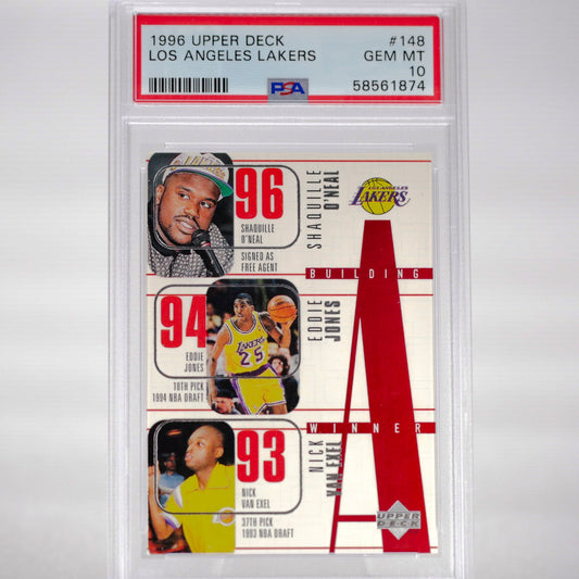 1996 Upper Deck Los Angeles Lakers PSA 10 - Rad Culture Collective