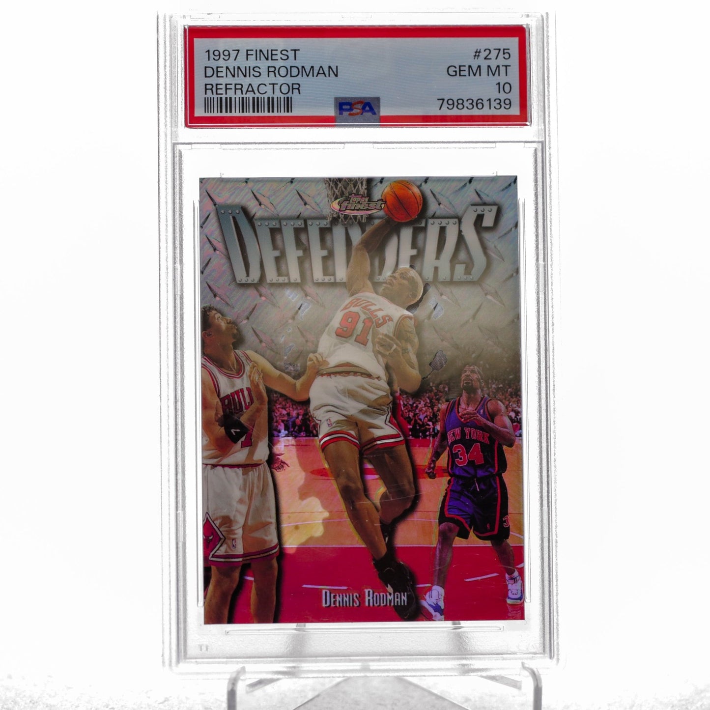 1997 Finest Dennis Rodman Refractor PSA 10 - Rad Culture Collective