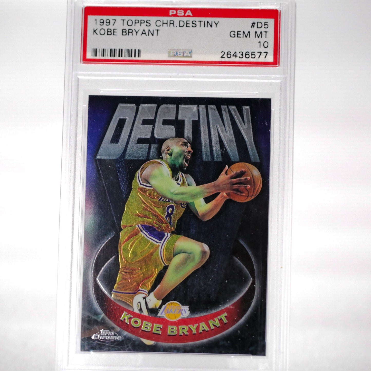 1997 Topps Chrome Kobe Bryant Destiny PSA 10 - Rad Culture Collective