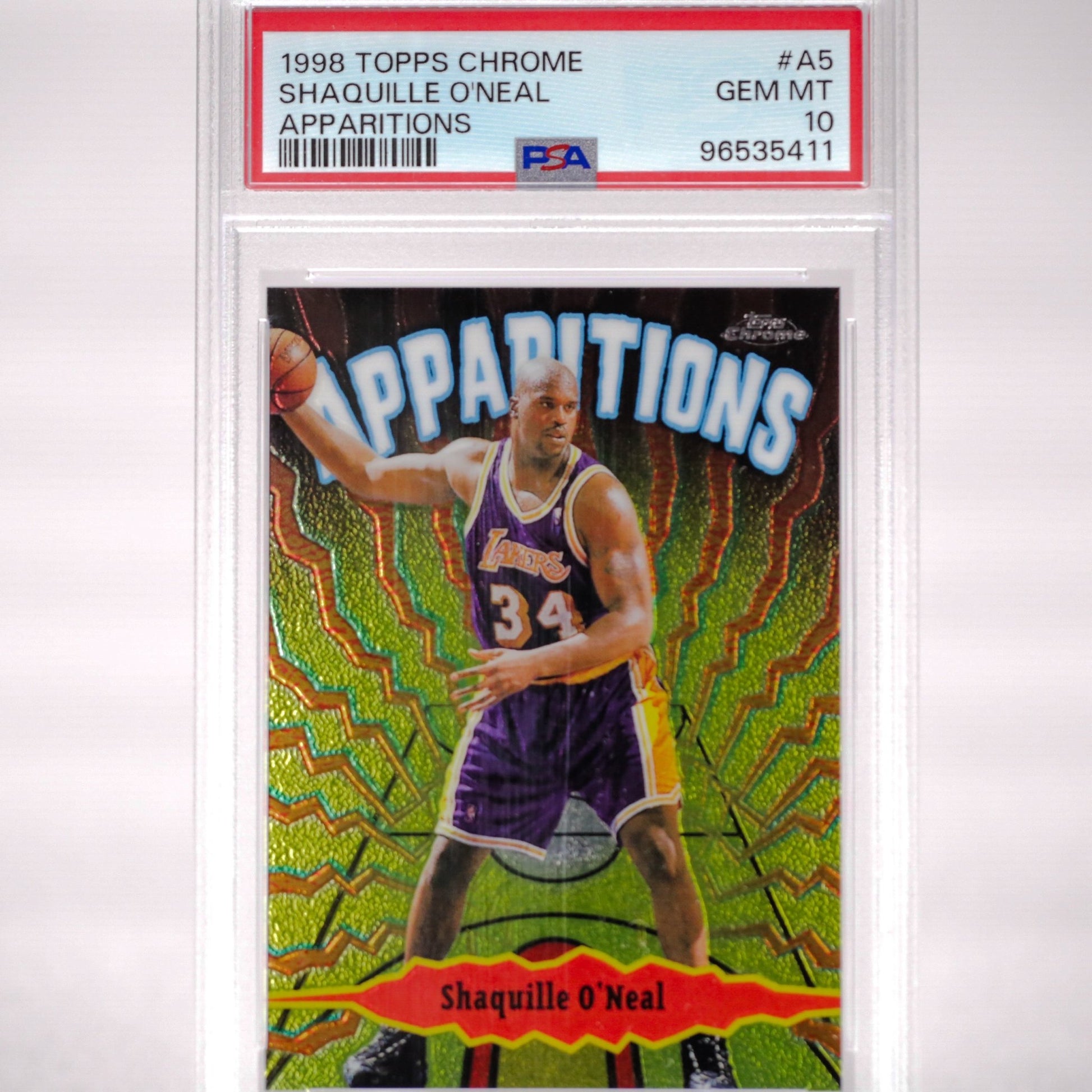 1998 Topps Chrome Shaquille O'neal Apparitions PSA 10 - Rad Culture Collective