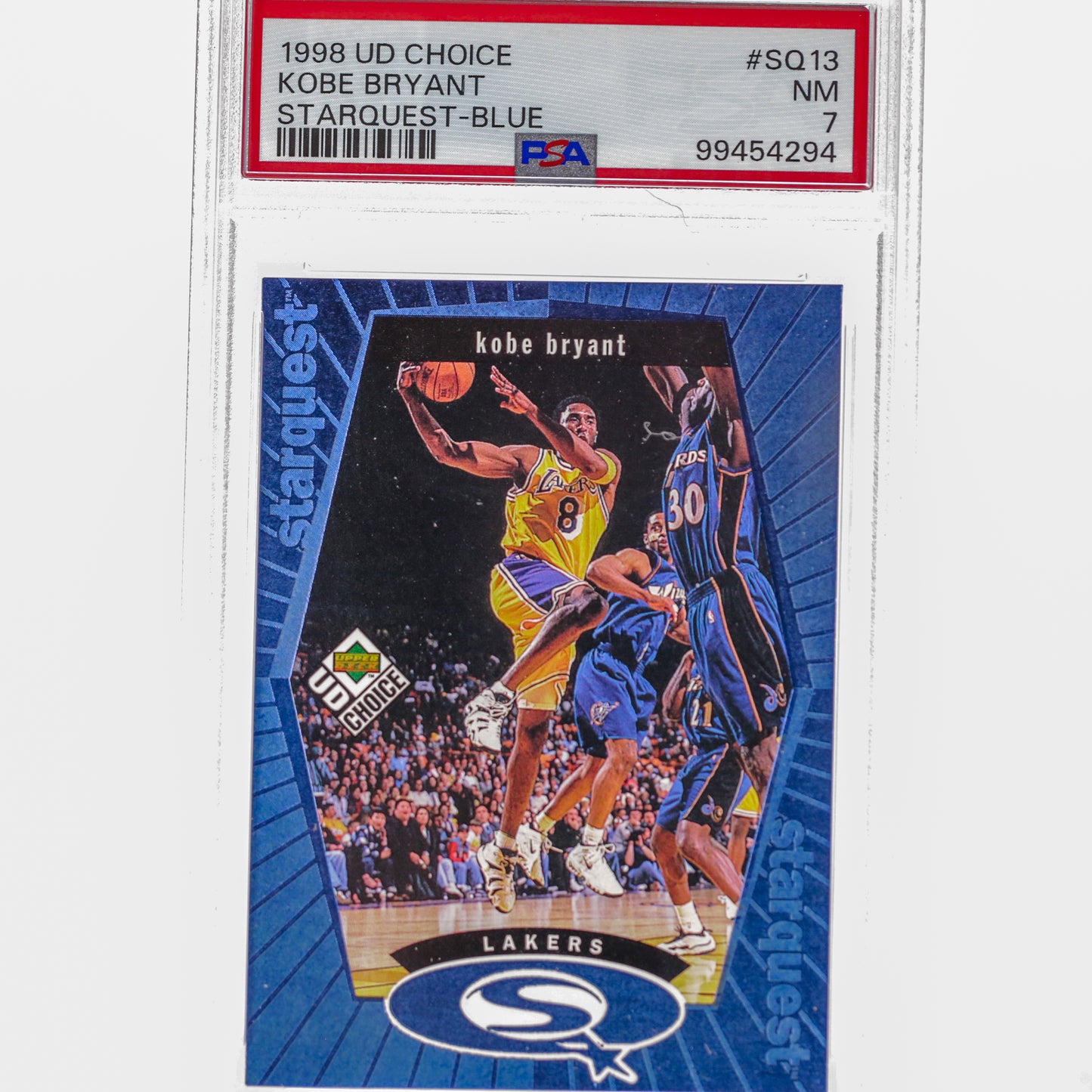 1998 Upper Deck Choice Kobe Bryant Starquest-blue PSA 7