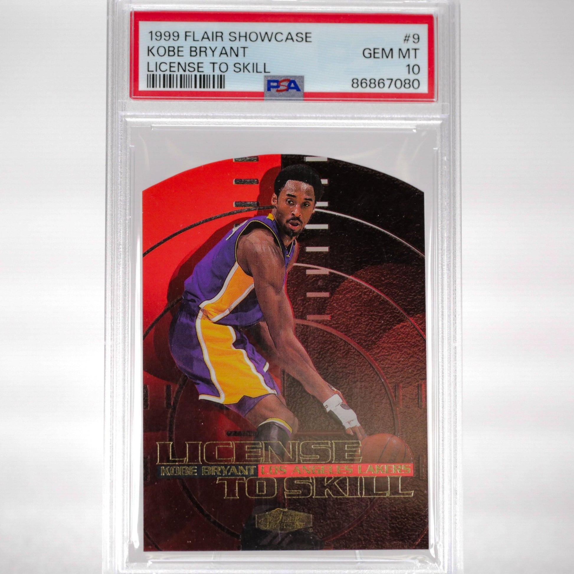 1999 Flair Showcase Kobe Bryant License to Skill PSA 10 - Rad Culture Collective