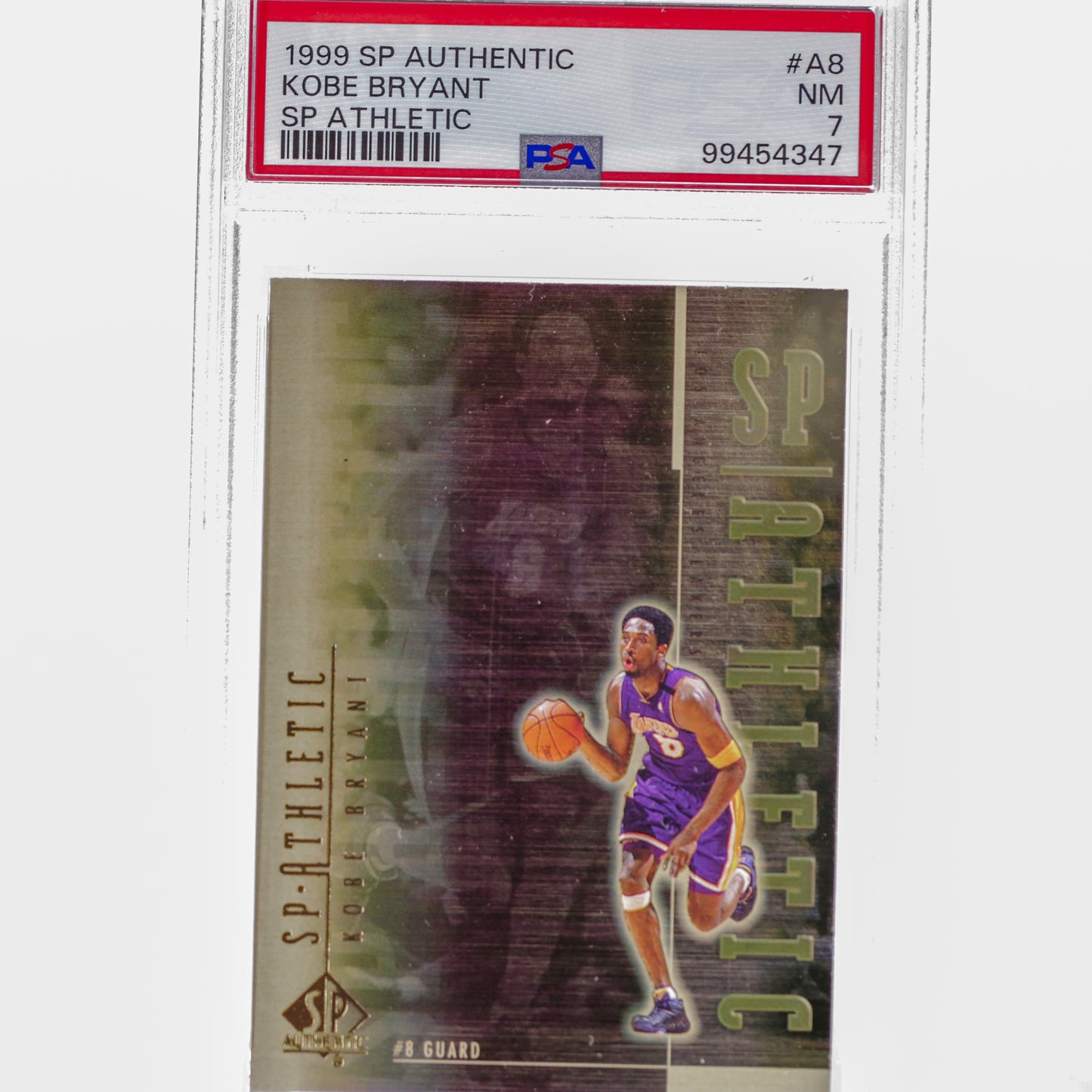 1999 SP Authentic Kobe Bryant SP Athletic PSA 7