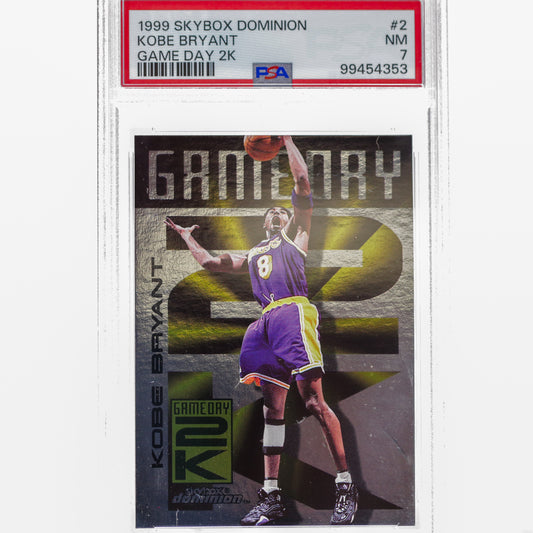 1999 Skybox Dominion Kobe Bryant Game Day 2K PSA 7