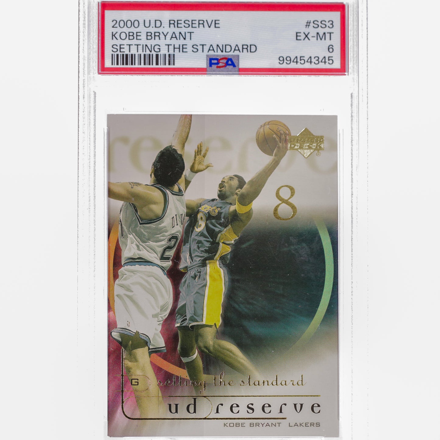 2000 Upper Deck Reserve Kobe Bryant Setting the Standard PSA 6