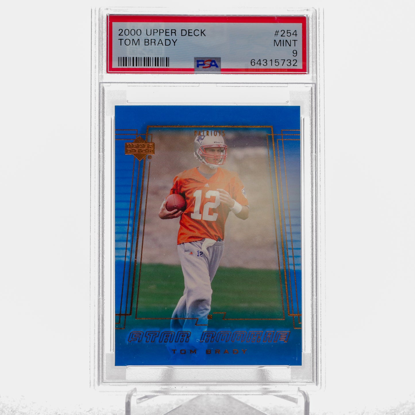 2000 Upper Deck Tom Brady RC PSA 9