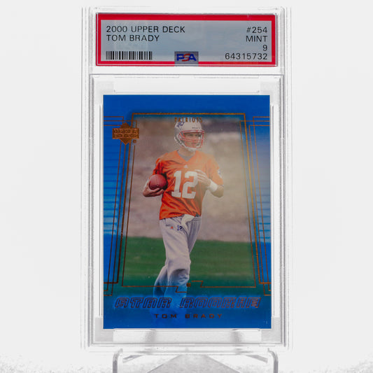 2000 Upper Deck Tom Brady RC PSA 9