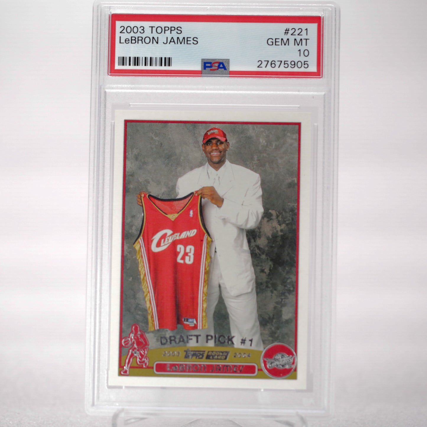 2003 Topps LeBron James RC PSA 10