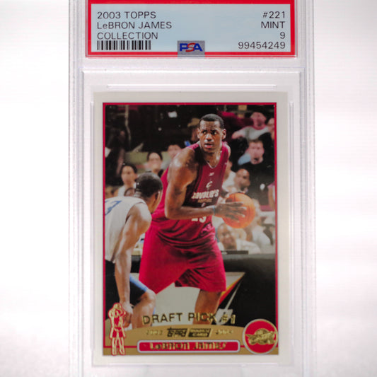 2003 Topps LeBron James RC Collection PSA 9 - Mint