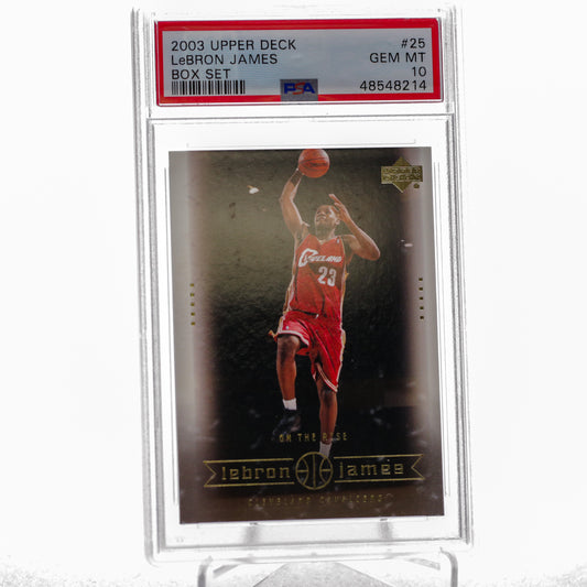 2003 Upper Deck LeBron James Rookie Box Set PSA 10