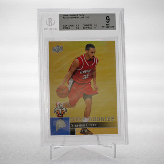 2009 - 2010 Upper Deck Stephen Curry SP RC Beckett 9 - Rad Culture Collective