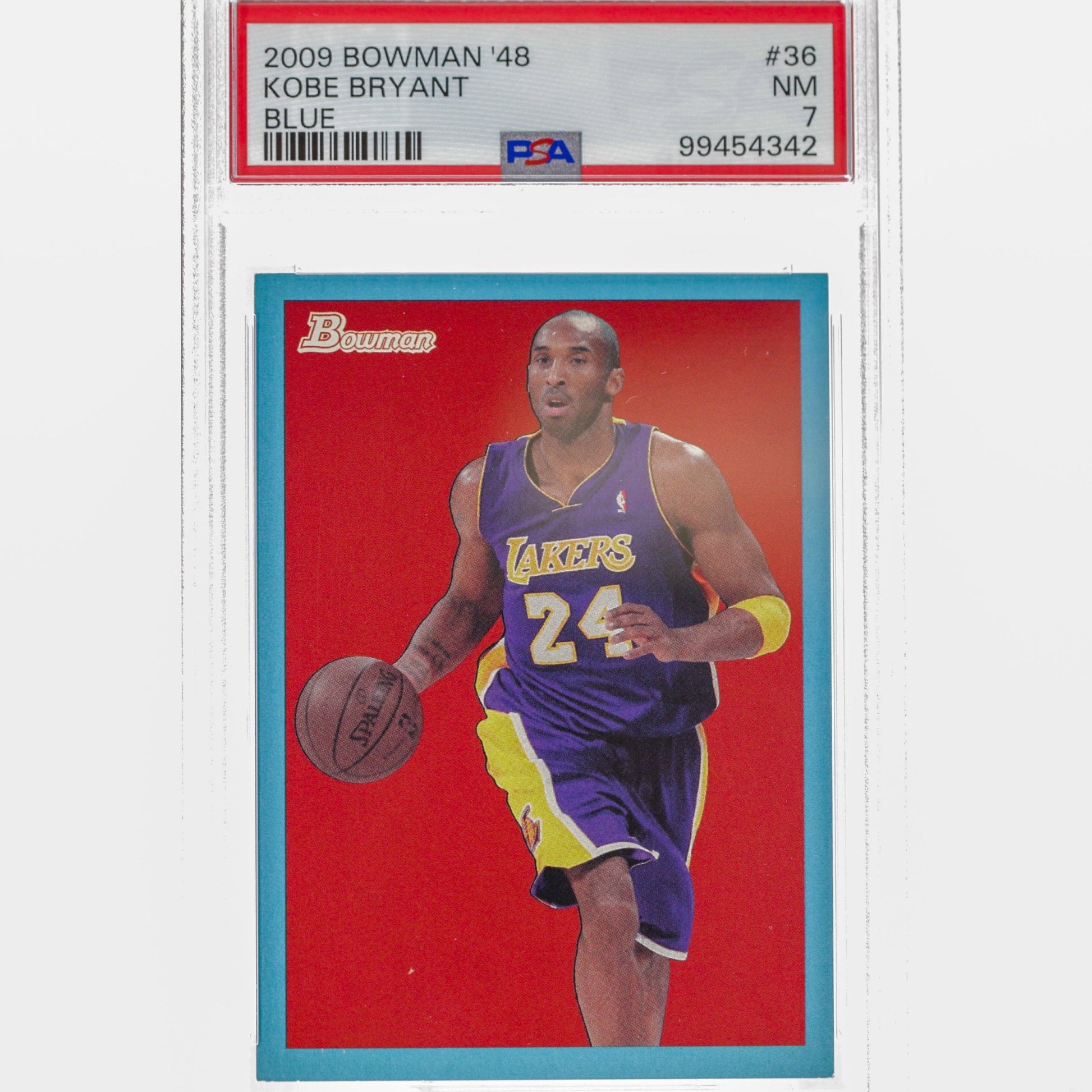 2009 Bowman's 48 Kobe Bryant Blue PSA 7 - Rad Culture Collective