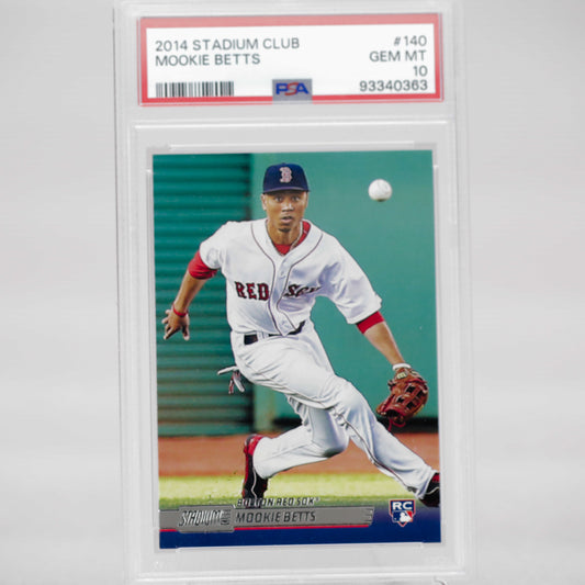 2014 Stadium Club Mookie Betts RC PSA 10