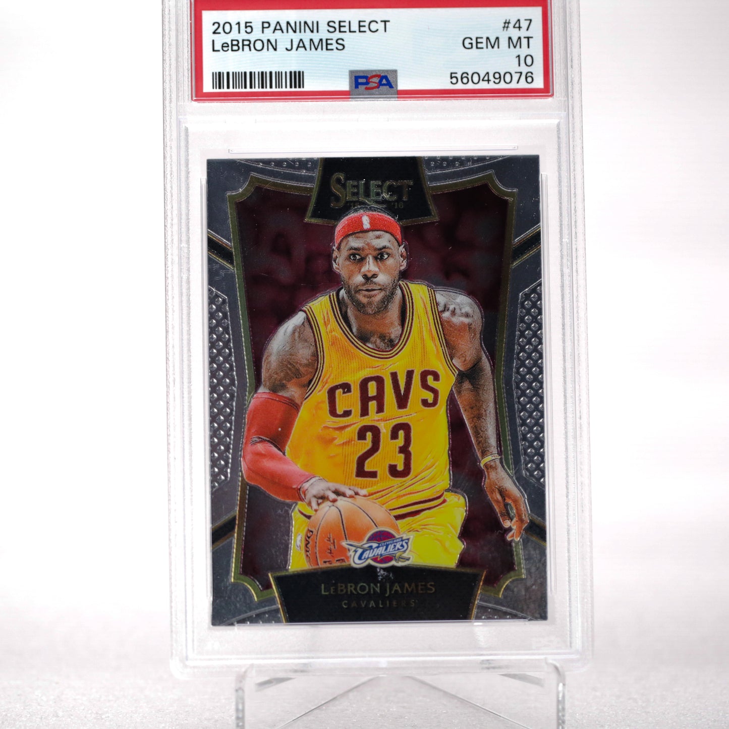 2015 Panini Select Lebron James PSA 10