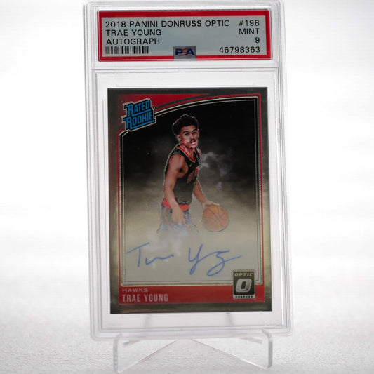 2018 Panini Donruss Optic Trae Young AUTO PSA 9 - Rad Culture Collective