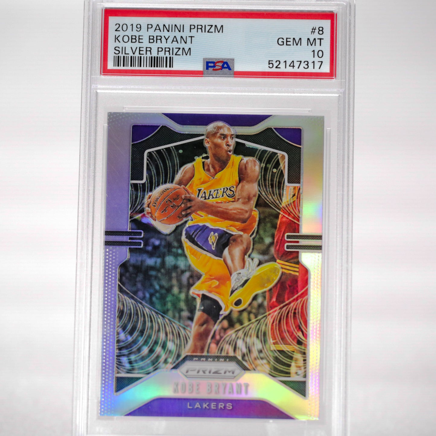 2019 Panini Prizm Kobe Bryant Silver Prizm PSA 10