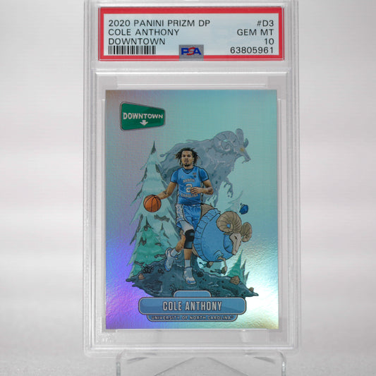 2020 Panini Prizm DP Cole Anthony DOWNTOWN PSA 10