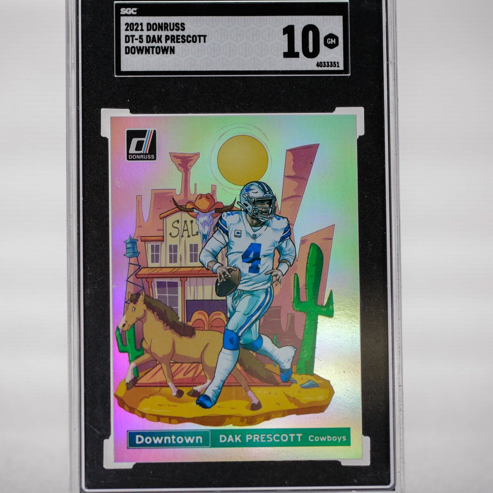 2021 Panini Donruss Dak Prescott DOWNTOWN SGC 10 - Rad Culture Collective