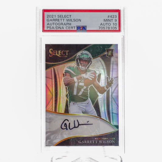 2021 Panini Select Garrett Wilson RC AUTO 10 PSA 9 - Rad Culture Collective