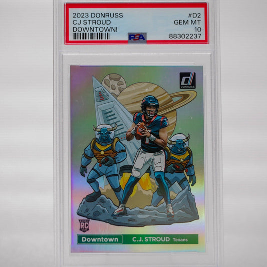 2023 Panini Donruss CJ Stroud DOWNTOWN PSA 10 - Rad Culture Collective