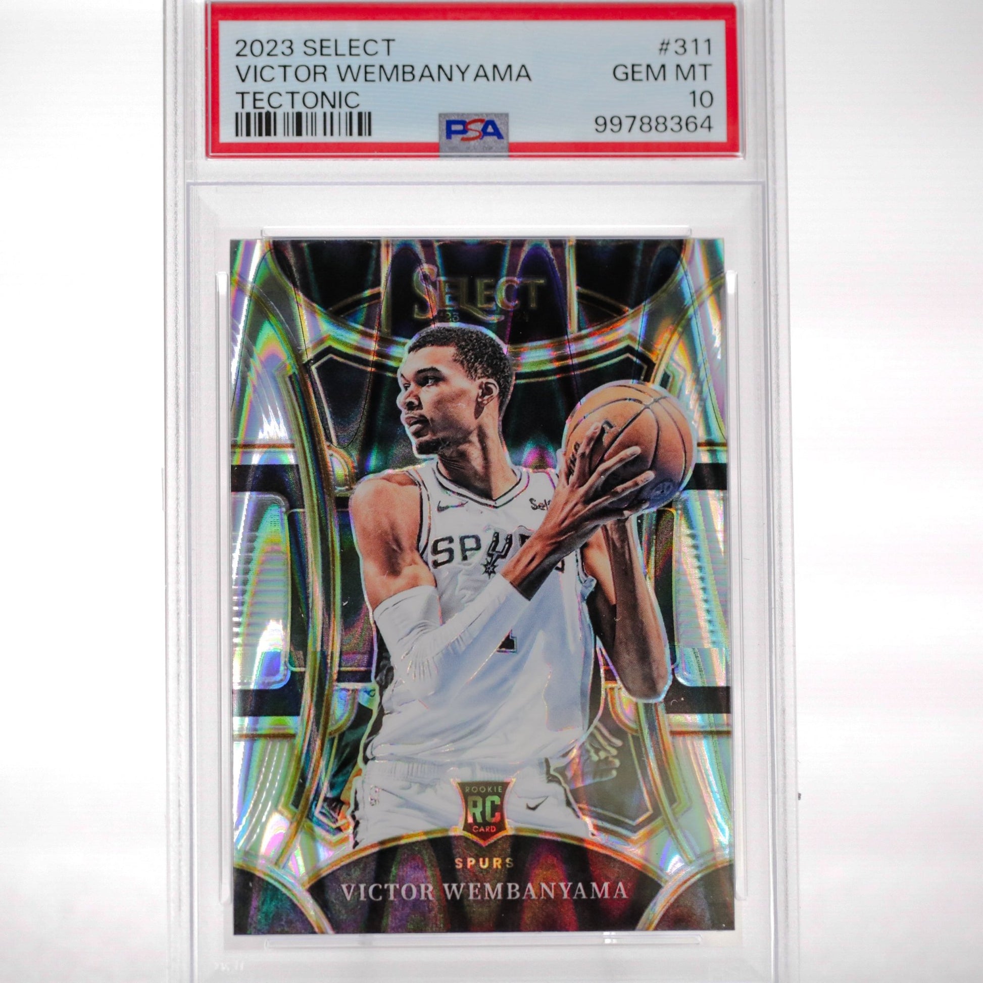 2023 Panini Select Victor Wembanyama RC Alt Tectonic PSA 10 - Rad Culture Collective