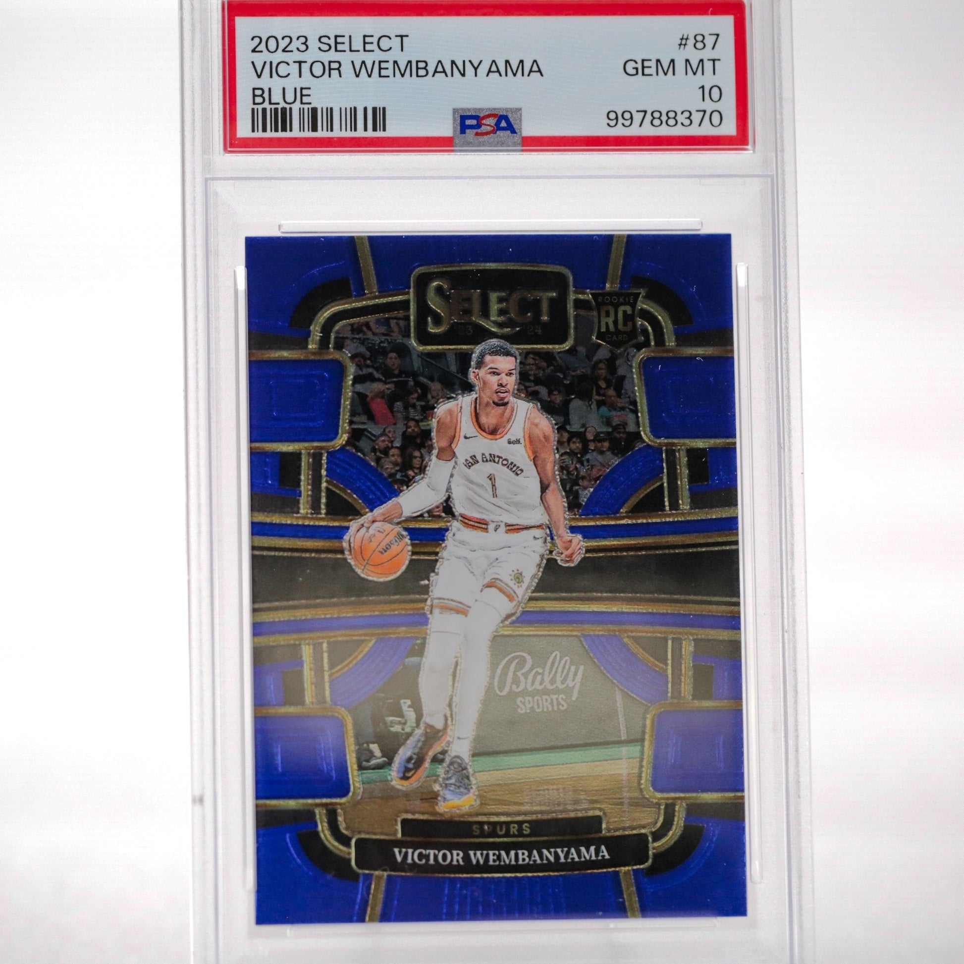 2023 Panini Select Victor Wembanyama RC Blue PSA 10 - Rad Culture Collective