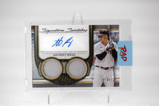 2023 Topps Signature Swatches Anthony Rizzo Auto 5_25 - Rad Culture Collective