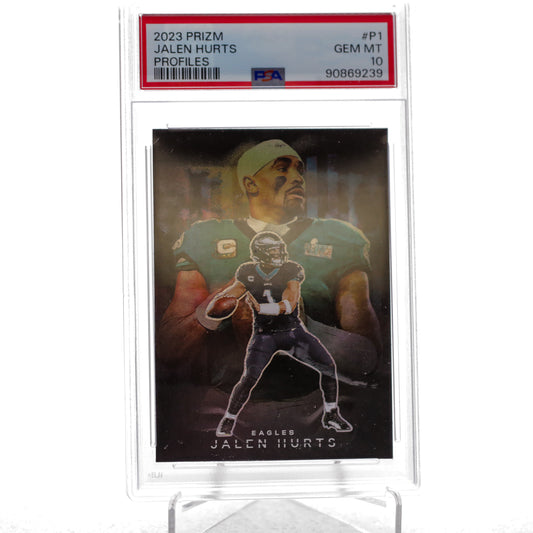 2023 Panini Prizm Jalen Hurts Profiles PSA 10