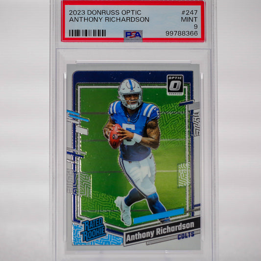 2023 Panini Donruss Optic Anthony Richardson RC PSA 9