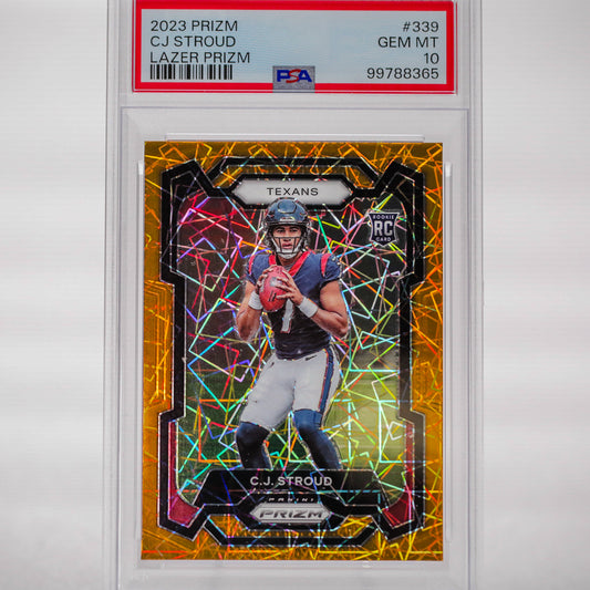 2023 Panini Prizm CJ Stroud Lazer Prizm PSA 10