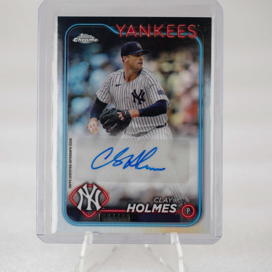 2024 Topps Chrome Update - Clay Holmes Refractor Auto 463_499 - Rad Culture Collective