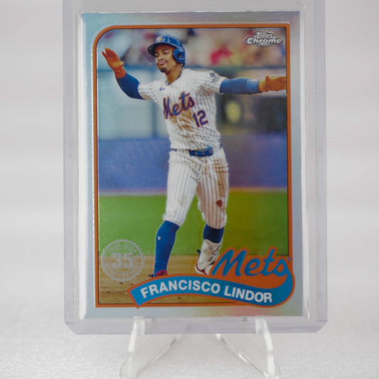 2024 Topps Chrome Update - Francisco Lindor 35 Anniversary - Rad Culture Collective