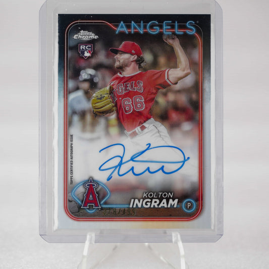 2024 Topps Chrome Update - Kolton Ingram RC Refractor Auto 78_499 - Rad Culture Collective