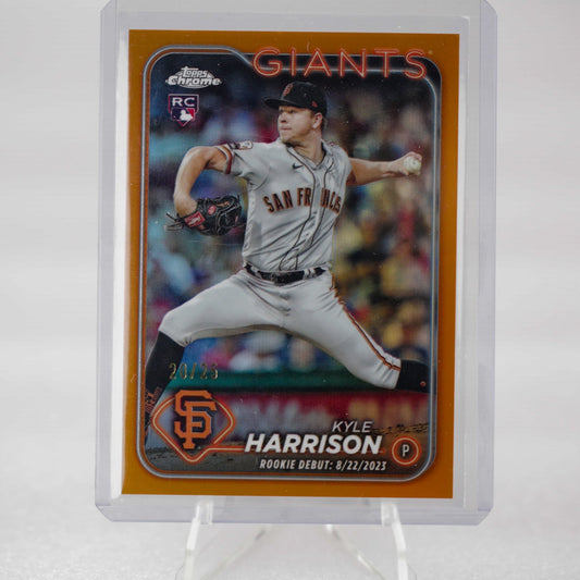 2024 Topps Chrome Update - Kyle Harrison RC Kyle Harrison RC Debut Orange 20_25 - Rad Culture Collective