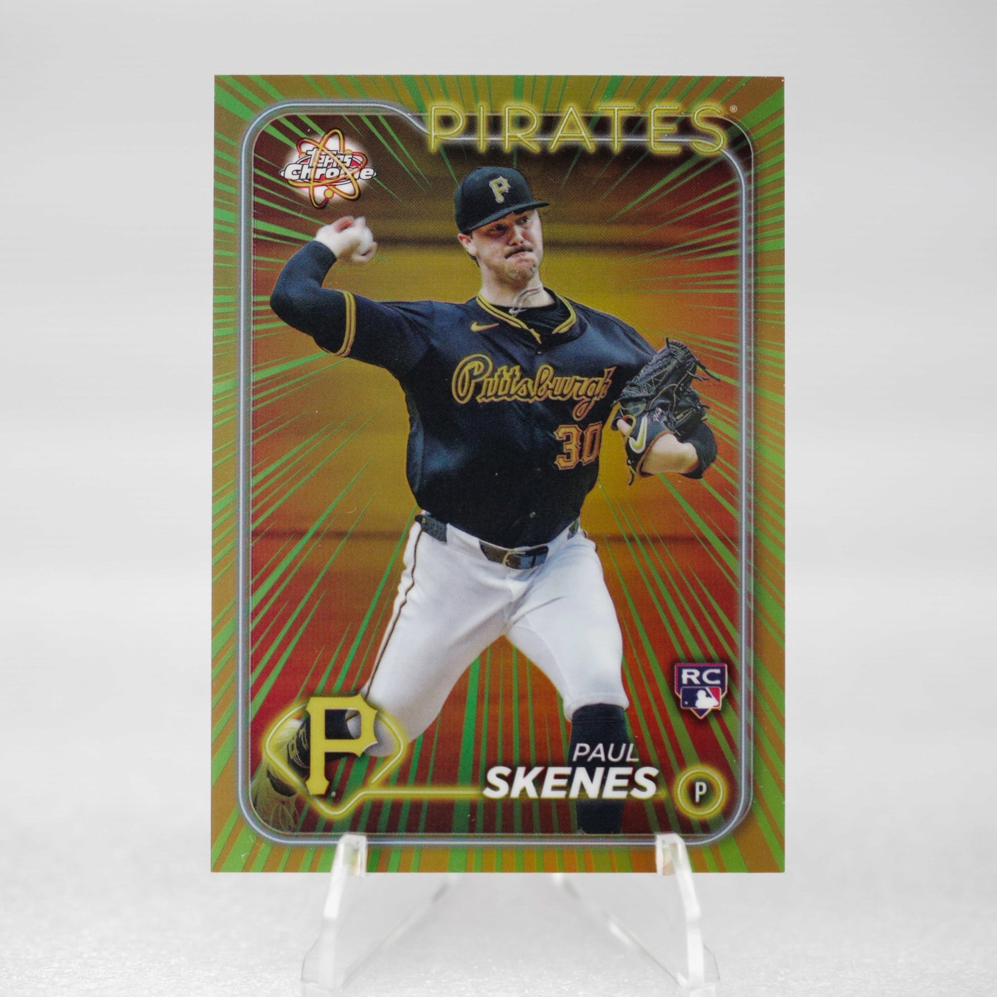 2024 Topps Chrome Update Paul Skenes Atomic Rookie - Rad Culture Collective