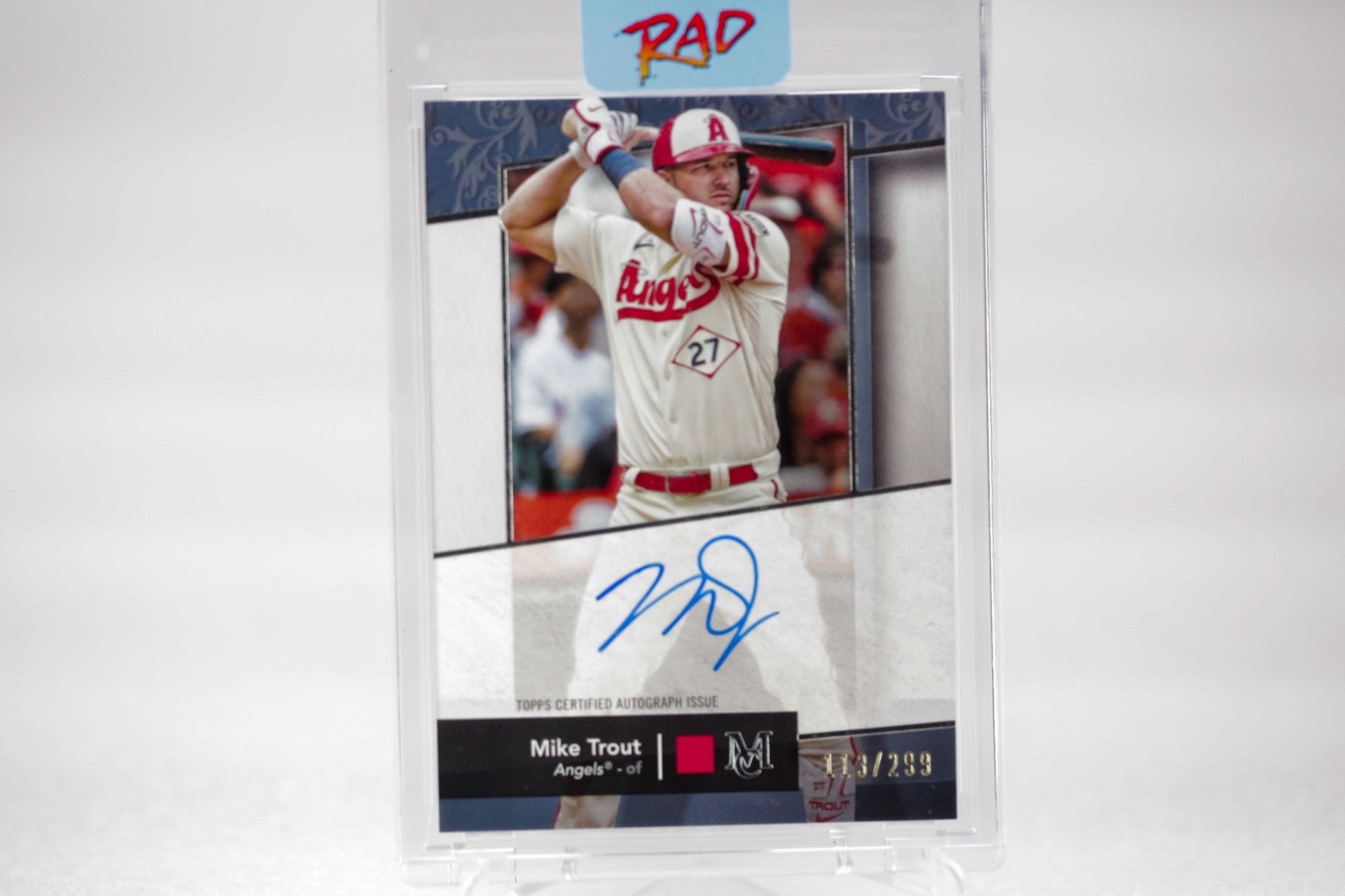 2024 Topps Mike Trout Auto 113_299 - Rad Culture Collective